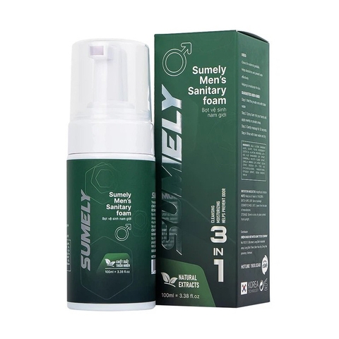 Bọt vệ sinh nam giới Sumely Men's Sanitary Foam giúp làm sạch, khử và ngăn chặn mùi vùng kín (100ml)