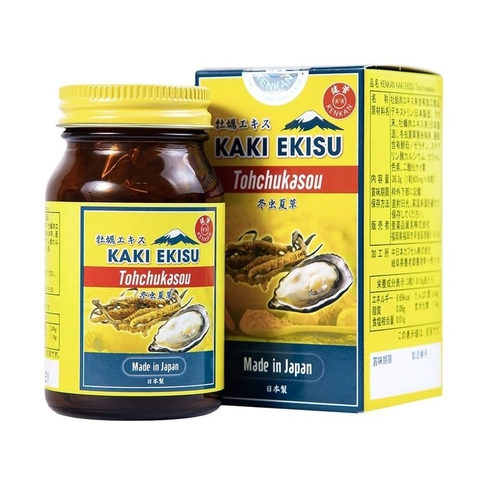 Viên uống Kaki Ekisu Tohchukasou Kenkan hỗ trợ tăng cường sinh lý nam giới (60 viên)