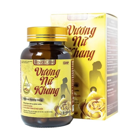 Viên nang cứng Vương Nữ Khang Royal Care hỗ trợ hạn chế sự phát triển u xơ tử cung, u vú lành tính (60 viên)
