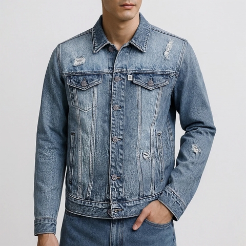 Áo Khoác Jean J&CO Regular Napkin