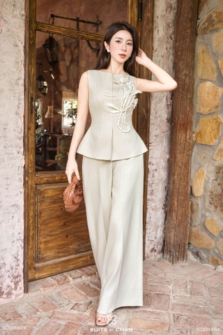 Quần dài Marvella ống rộng