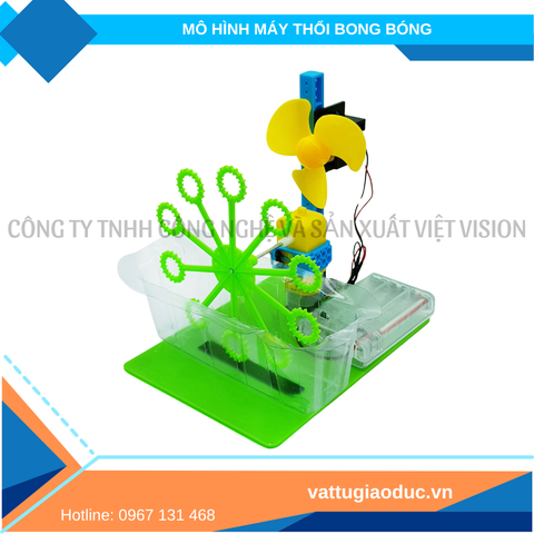 Mô hình máy thổi bong bóng - Giáo dục STEM