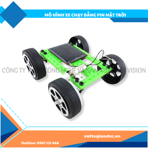 Mô hình xe chạy bằng pin năng lượng mặt trời giáo dục STEM