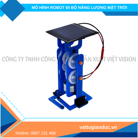 Mô hình robot đi bộ năng lượng mặt trời điều khiển bằng tay