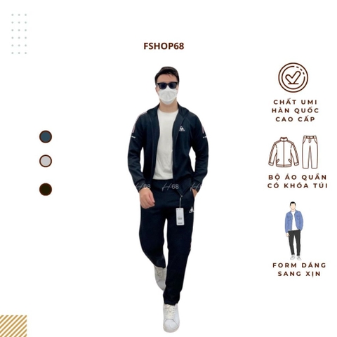 Bộ Thể Thao Nam Le Coq Sport , Chất Umi hàn quốc, form dáng sang xịn mịn  Hàng Đẹp Loại 1 Phong Cách Thời Trang, btmm3