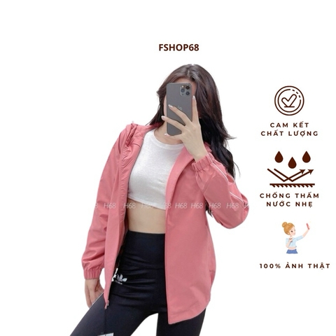 Áo Khoác Dù Gió Nữ Zara AGWM1 Chất Liệu Dù Gió 2 Lớp Lót Lưới Giữ ấm, Chống Bụi Cản Gió, 2 túi có khóa