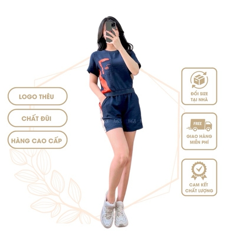 Bộ đùi nữ hè MIALUCI dwm2 chất đũi phối sườn, form dáng chuẩn đẹp, chất đũi mát và ít nhăn HÀNG CHÍNH HÃNG