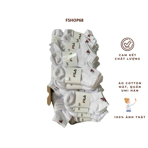 Tất Cổ Ngắn Nam nữ FILA Hàng chất đẹp thời trang - Fshop68