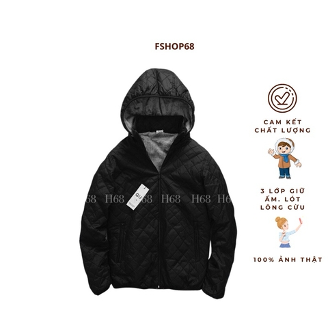 Áo Phao Trần Lót Lông Cừu Nam 3 Lớp Siêu Ấm Có Túi Trong, Mũ Tháo Rời Được Admm11