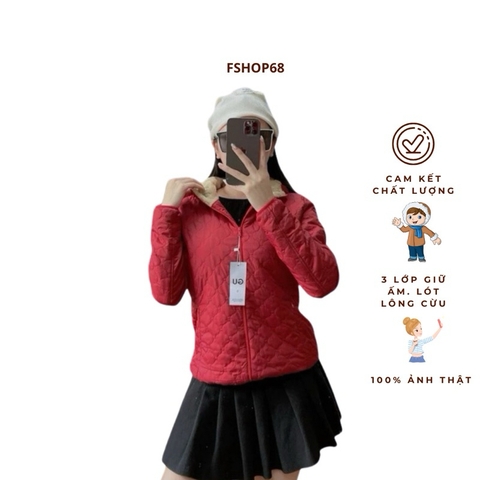 ADWM15 Áo khoác nữ trần trám lót lông cừu 3 lớp hàng VNXK siêu ấm