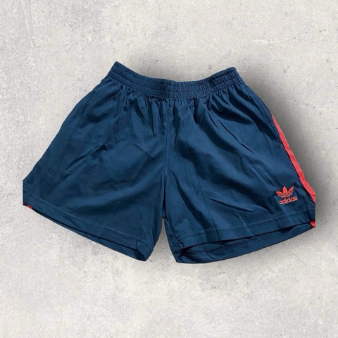 Quần đùi cotton nữ mặc nhà Adidas logo thêu, 3 sọc