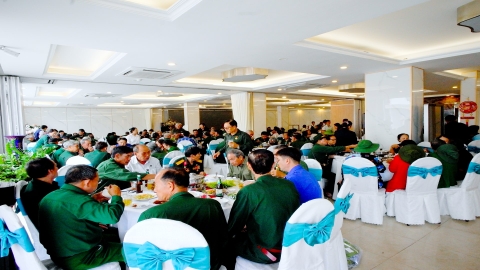 Gala Dinner nghiên cứu thực tế của Lớp sơ cấp lý luận chính trị khóa II và khóa III năm 2024