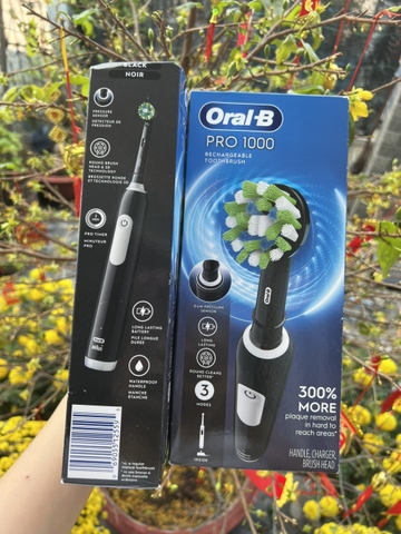 Bàn chải đánh răng Điện Oral B Pro 1000 Chính Hãng Nhập Mỹ