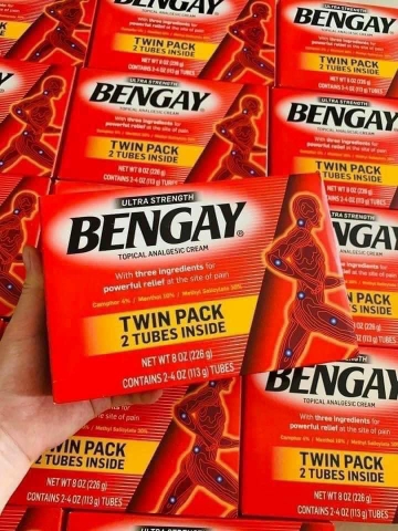 Kem xoa bóp BENGAY ULTRA STRENGTH củaMỸ- Hộp gồm 2 tuýp x 113g