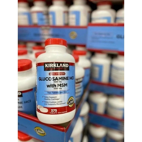 GLUCOSAMIN MỸ 1500MG KIRKLAND - 375 viên. date 2024