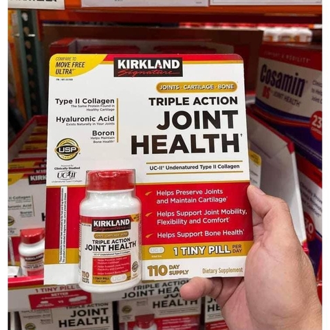 Viên Kirkland Triple Action Joint Health 110 viên Mỹ