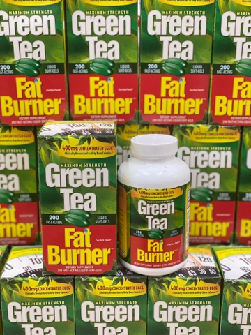 hộp 200 viên Uống Giảm Cân Trà Xanh Green Tea Fat Burner - fatburner