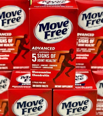Viên Schiff Move Free Advanced Triple Strength 200 viên Mẫu mới