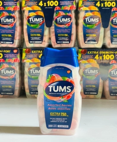 [HCM]Kẹo Ngậm Tums 100 Viên
