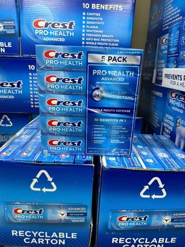 Kem đánh răng Crest Pro Health Advanced Whitening 164g