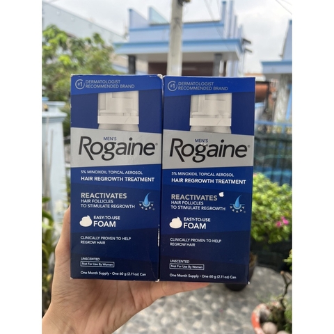 1 chai Kem mọc tóc Rogaine Minoxidil 5% Foam cho Nam 1 chai 60ml
