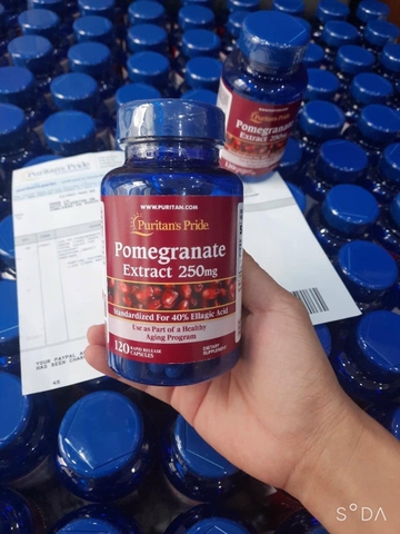 Tinh chất lựu Pomegranate Extract 250mg Puritan Pride của Mỹ