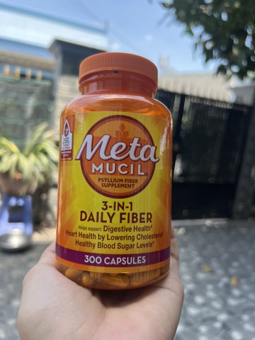 Viên bổ sung chất xơ 300 viên MetaMucil Fiber Supplement