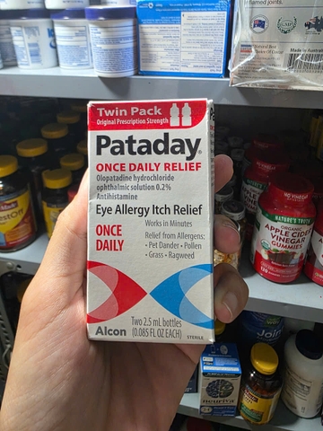 Nhỏ mắt Pataday 0,2%  (Chai 2,5ml) Hộp 2 chai