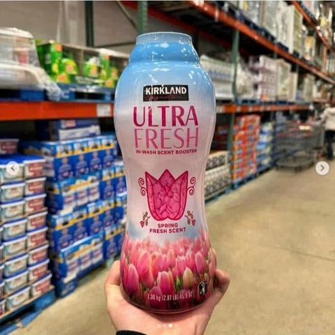 CHUẨN MỸ Viên Xả Thơm Quần Áo Kirkland Signature Ultra Fresh Spring Scent Chai 1.30Kg