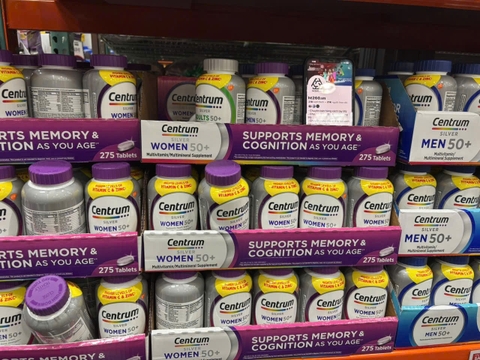 Vitamin tổng hợp Centrum Silver 50+  cho nữ của Mỹ chai 275 viên