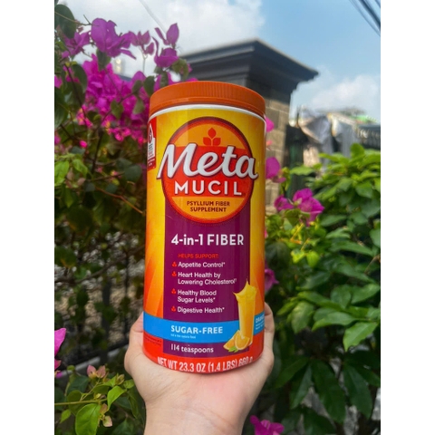 Bột cam Bổ sung chất xơ Meta Mucil Fiber Supplement, meta mucil fiber 660g