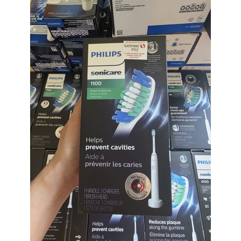 Bàn chải điện PhilipSonicare 1100 cam kết Hàng Chính Hãng
