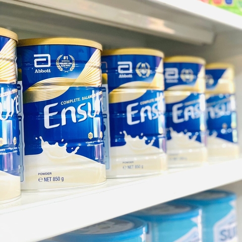 Sữa bột Ensure Úc 850G mẫu mới (Cam kết hàng chuẩn)