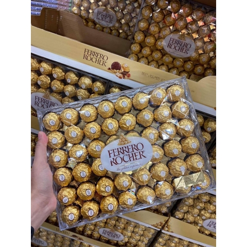 Date 3/2025 Socolate Ferrero Rocher 48 viên, 30 viên socola của Mỹ