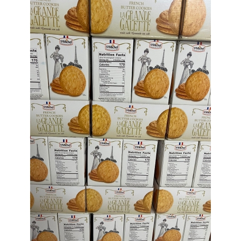 BÁNH QUY BƠ PHÁP TRUYỀN THỐNG ST MICHEL FRENCH BUTTER COOKIES LA GRANDE GALETTE CỦA PHÁP