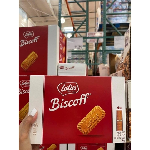 Bánh Quy Lotus Biscoff – Hộp Lớn 1KG (4 gói x 250g)
