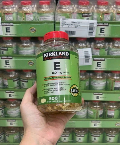 Viên Vitamin E 400 IU 500 Viên Kirkland Của Mỹ