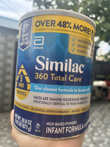 Sữa Similac cho bé từ 0-12 tháng Similac 360 Total Care 5 HMO Prebiotics 873g