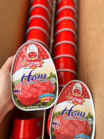 Thịt heo đóng hộp Highway Ham Luncheon meat 454g (Mỹ)