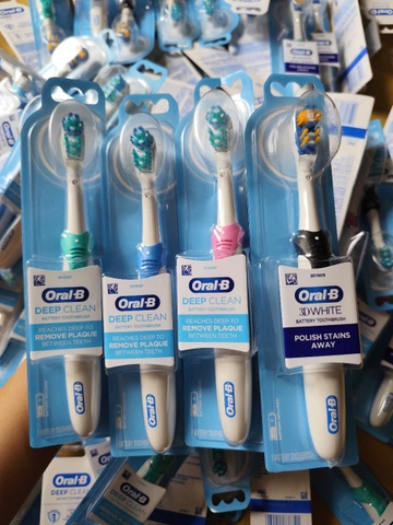 Bàn chải pin Oral -B từ Mỹ