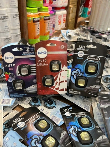 VỈ 2 CÁI NƯỚC HOA Ô TÔ FEBREZE CAR VENTAIR FRESHENER CAO CẤP NHẬP KHẨU MỸ