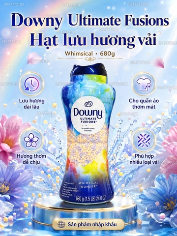 Viên Xả Thơm Quần Áo Downy Ultimate Fusions Whimsical Wonder – Hương Thơm Đẳng Cấp Từ Mỹ (680g)