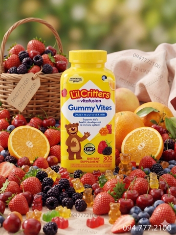 Kẹo Dẻo Multivitamin L'il Critters Gummy Vites - Nguồn Dinh Dưỡng Toàn Diện Cho Bé (300 Viên)