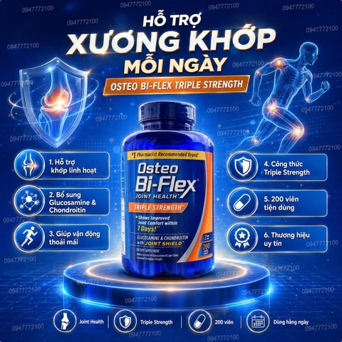 Viên Uống Bổ Khớp Osteo Bi-Flex Joint Health Triple Strength 200 viên