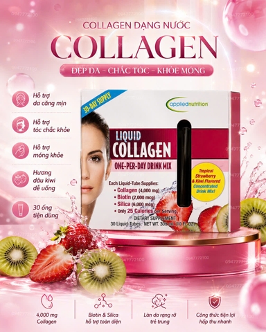 Collagen ống dạng nước Liquid Collagen Easy-to-take Drink Mix 4000mg 30 ống