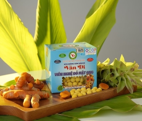 Viên nghệ đỏ mật ong Vân Di - sản phẩm OCOP 4 Sao