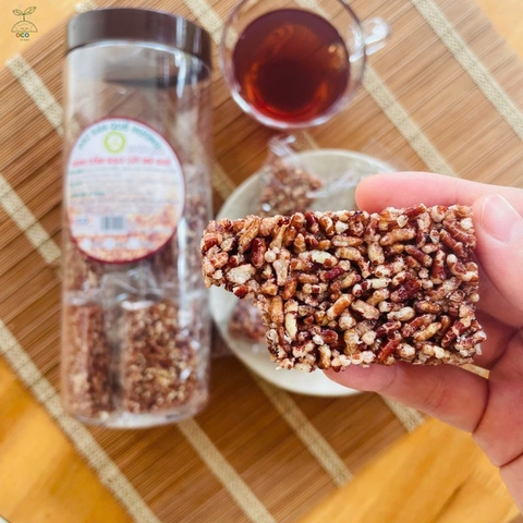 BÁNH CỐM GẠO LỨT MÈ QUÊ TRẦN LAN 400gr