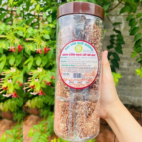 BÁNH CỐM GẠO LỨT MÈ QUÊ TRẦN LAN 400gr