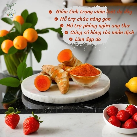 TINH BỘT NGHỆ ĐỎ VÂN DI 500gr