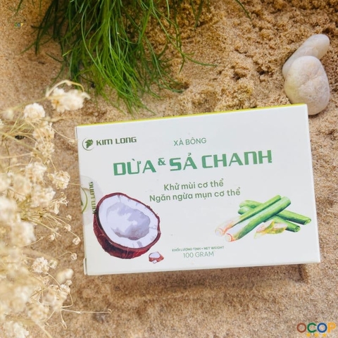 XÀ BÔNG DỪA KIM LONG -  LÀNH TÍNH TỪ THIÊN NHIÊN, AN TOÀN VỚI DA